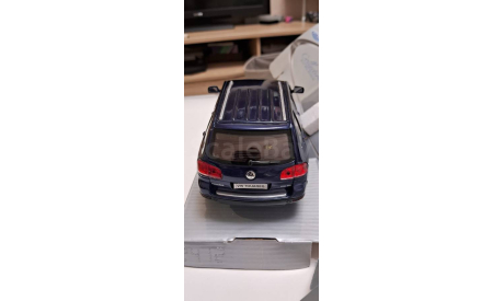 Volkswagen touareg (2002), масштабная модель, Welly, scale24