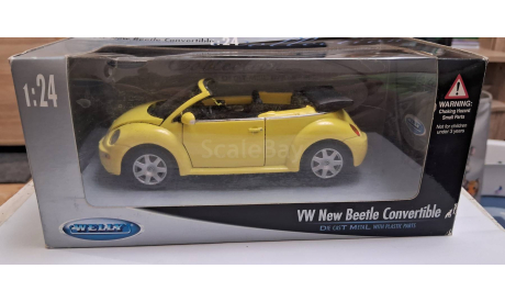 Volkswagen New Beetle (1997), масштабная модель, Welly, scale24