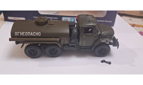 Цистерна АЦ - 4 на базе зил 131, масштабная модель, Элекон, scale43