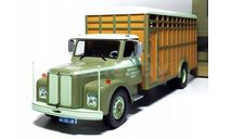 Scania L 85S, фургон-скотовоз – Altaya/IXO, масштабная модель, scale43