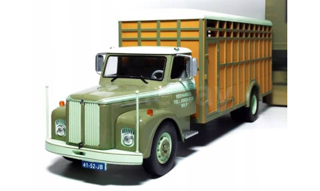 Scania L 85S, фургон-скотовоз – Altaya/IXO, масштабная модель, scale43