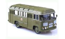 ПАЗ-672М санитарный автобус - СОВА, масштабная модель, Советский Автобус, scale43