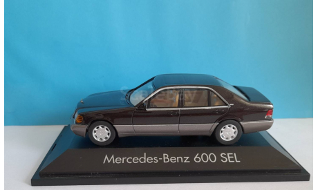 Mercedes Benz 600 SEL V12 Limousine 1:43 Herpa, масштабная модель, scale43, Mercedes-Benz