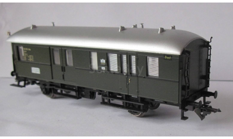 Модель железнодорожного вагона , производство MARKLIN . Масштаб НО , Германия, железнодорожная модель
