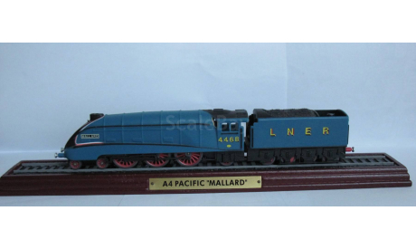 Паровоз Локомотив A4 PACIFIC MALLARD Масштаб НО 1:87, железнодорожная модель