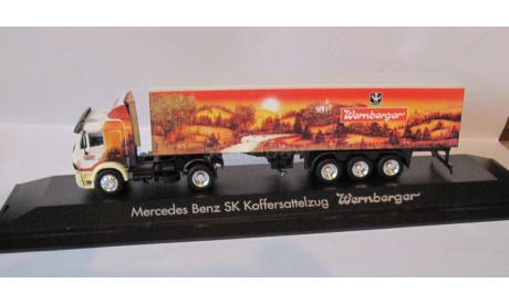 Фура Mercedec Benz SK 1:87 Herpa, масштабная модель, scale87, Mersedes