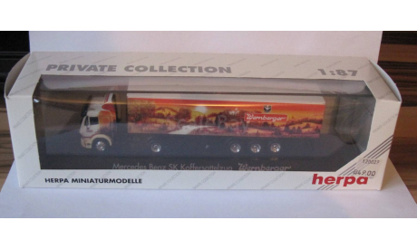 Фура Mercedec Benz SK 1:87 Herpa, масштабная модель, scale87, Mersedes