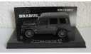 Mercedes Benz G Klasse Brabus G V12 Widestar 1:43 Minichamps Brabus, масштабная модель, scale43