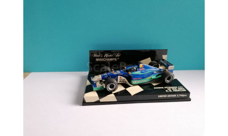 Formula 1 McLaren Sauber Petronas C21 USA GP 2002 1:43 Minichamps - H.H. Frentzen, масштабная модель, scale43