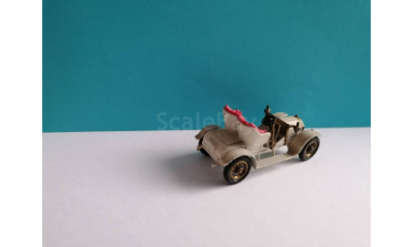 Opel Coupe 1909 1:43 - 1:45 Matchbox Made In England By Lesney, масштабная модель, scale43