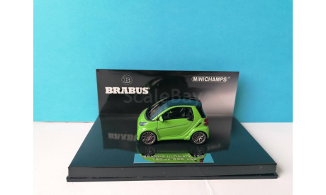 Smart Brabus Ultimate 125 2017 1:43 Minichamps, масштабная модель, scale43