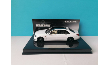 Mercedes Maybach S600 - Brabus 900 2016 1:43 Minichamps, масштабная модель, scale43