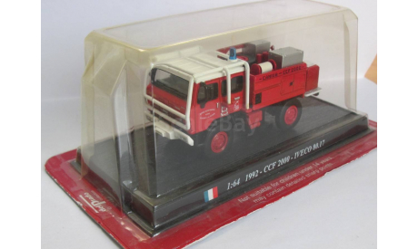 Iveco Euro Fire City 2000 1:72 DEL PRADO Пожарная машина, масштабная модель, 1/72