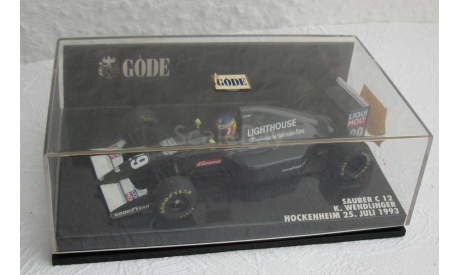 F1 SAUBER C 12 K.WENDLINGER Hockenheim 25.Juli 1993 1:43 Minichamps, масштабная модель, scale43