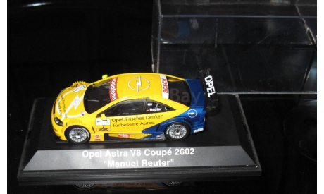 Schuco 1:43 Opel Astra DTM V8 COUPE TOURING 2002 Manuel Reuter c автографом, масштабная модель, 1/43