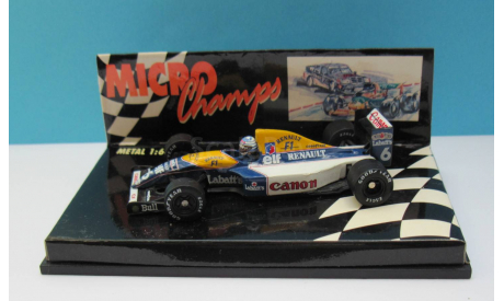 Formel 1 Renault Williams Patrese 1:64 MicroChamps, масштабная модель, scale64