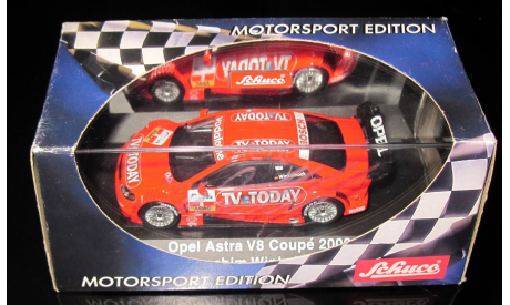  Opel Astra DTM V8 COUPE TOURING 2002 Joachim Winkelhock с автогрофом  1:43  Schuco, масштабная модель, 1/43