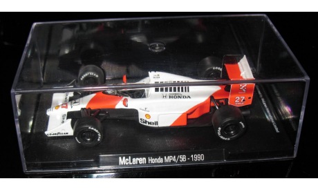 Атлас 1/43 Гран-при Легенды Формула 1 F1 RBA Tyrrell McLaren Honda mp4/5b 1990 Айртон Сенна, масштабная модель, 1:43