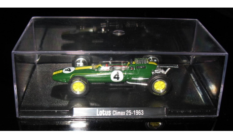 Атлас 1:43 Гран-при Легенды Формула 1 F1 RBA Tyrrell Lotus 25 CLIMAX JIM CLARK GANADOR 1963, масштабная модель, 1/43, Atlas