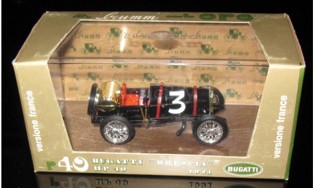 BUGATTI BRESCIA HP 40 1921  1/43 Brumm (Италия) , масштабная модель, 1:43