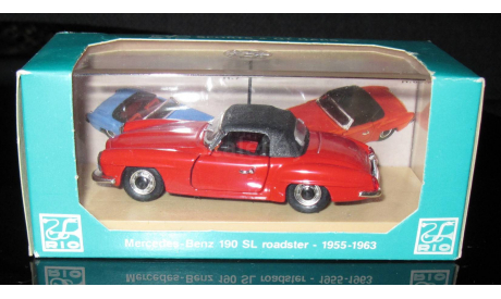 Мерседес Mercedes - Benz 190SL roadster 1955-1963  1/43 Brumm (Италия) , масштабная модель, 1:43, Mercedes-Benz