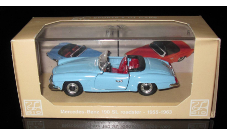 Мерседес Mercedes - Benz 190SL roadster 1955-1963  1/43 Brumm (Италия) , масштабная модель, 1:43, Mercedes-Benz