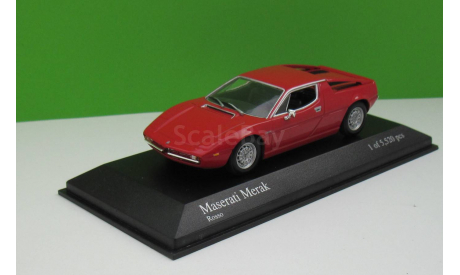 Maserati Merak 1:43 Minichamps, масштабная модель, scale43