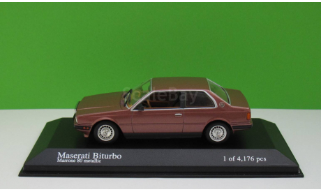 Maserati Biturbo 1:43 Minichamps, масштабная модель, scale43