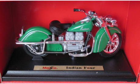 Мотоцикл Indian Four 1:18 Maisto, масштабная модель мотоцикла, 1/18