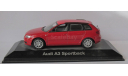 Audi A3 Sportback 1:43 Minichamps, масштабная модель, 1/43