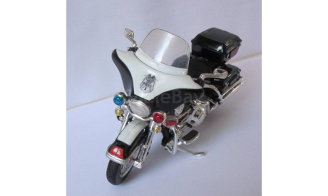 Модель мотоцикла Harley Davidson State Police 1:18 Maisto, масштабная модель мотоцикла, 1/18, Harley-Davidson
