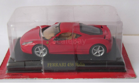 Ferrari 458 Italia  2009  1:43 Altaya, масштабная модель, 1/43