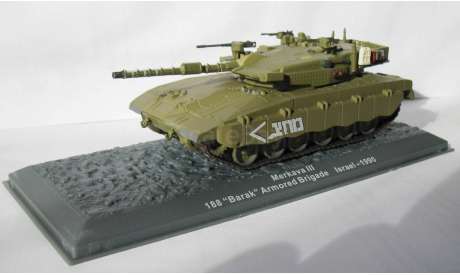 Танк Merkava III - 188 Barak Armored Brigade - Israel - 1990 1:72 DeAugustini, масштабные модели бронетехники, DeAgostini, 1/72