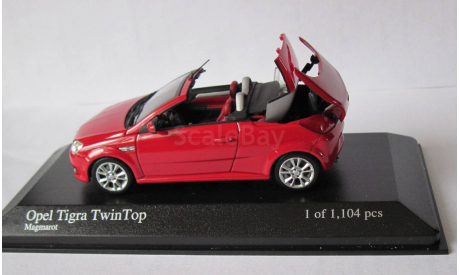 Opel Tigra 2004 1:43 Minichamps, масштабная модель, 1/43