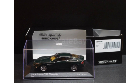 Aston Martin V12 Vanquish 2002 1:43 MINICHAMPS, масштабная модель, scale43