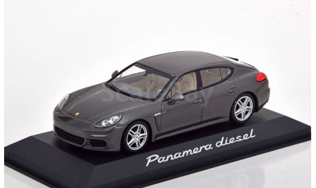 Porsche Panamera Diesel (agate gray), масштабная модель, Minichamps, scale43