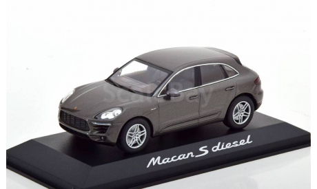 Porsche Macan S Diesel (achat gray), масштабная модель, Minichamps, scale43