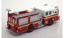 1:43 Seagrave Fire Truck fire department New York, масштабная модель, Altaya, scale43