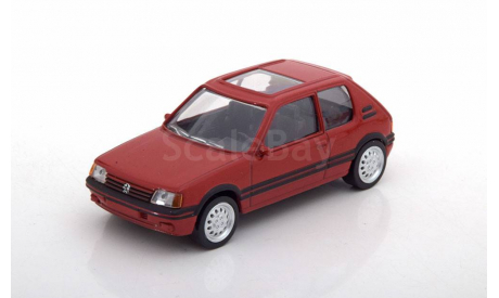 1:43 — Peugeot 205 GTI 1986 red JET CAR, масштабная модель, Norev, scale43