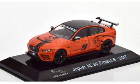 1:43 — Jaguar XE SV Project 8 2017, масштабная модель, Altaya, scale43