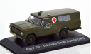 1:43 — Ford F-100 Ambulancia Ejercito Argentino 1969, масштабная модель, Altaya, scale43