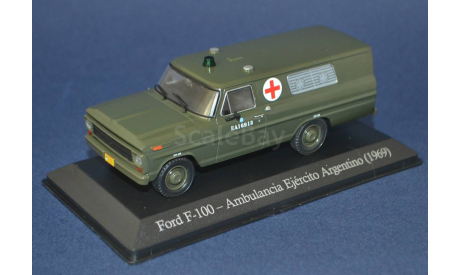 !!! SALE !!! 1:43 Ford F-100 Ambulancia Ejercito Argentino (1969), масштабная модель, Altaya, scale43