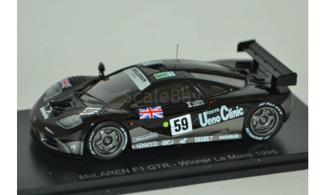 !!! C РУБЛЯ !!! 1:43 — McLaren F1 GTR #59 Winner 24h LeMans 1995 Lehto, Dalmas, Sekiya, масштабная модель, Spark, scale43