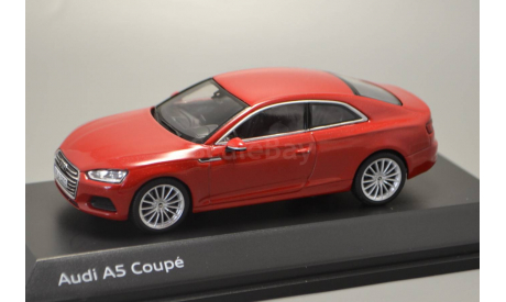 Audi A5 Coupe (tango red), масштабная модель, Spark, scale43