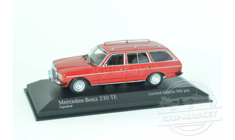 1:43 — Mercedes-Benz 230 TE (W123) 1982 red — SALE !!! РАСПРОДАЖА !!!, масштабная модель, Minichamps, scale43