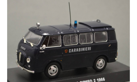 !!! С РУБЛЯ !!! 1:43 — Alfa Romeo Romeo 2 Carabinieri 1966, масштабная модель, Altaya, 1/43