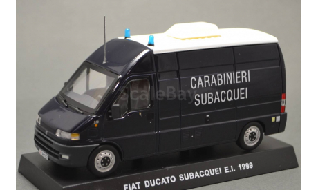 !!! С РУБЛЯ !!! 1:43 — Fiat Ducato Carabinieri Subacquei E.I. 1999, масштабная модель, Altaya, 1/43