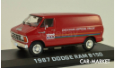 1:43 — Dodge RAM B150 Official Truck Indy 500 1987, масштабная модель, Greenlight Collectibles, scale43