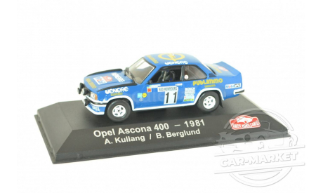 Opel Ascona 400 #11 4th Rallye Monte Carlo 1981 Kulläng, Berglund, масштабная модель, Atlas, scale43
