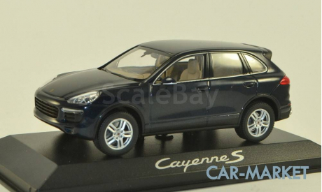 1:43 — Porsche Cayenne S E2 Facelift 2014, масштабная модель, Minichamps, scale43